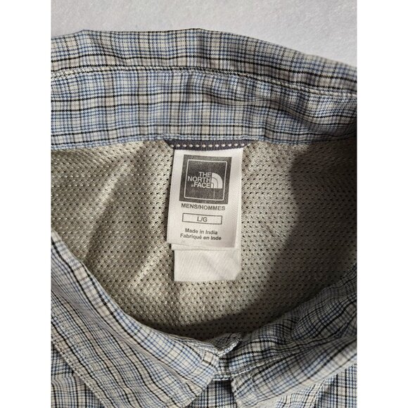 The North Face Mens Plaid Button Down Short Sleeve Shirt Large - Picture 3 of 9